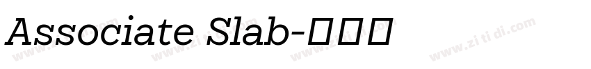 Associate Slab字体转换